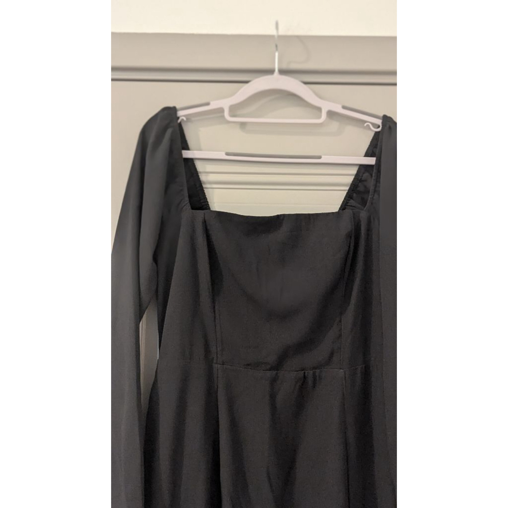 Women's Abercrombie & Fitch Black Long Sleeve Dress M - Picture 4 of 15
